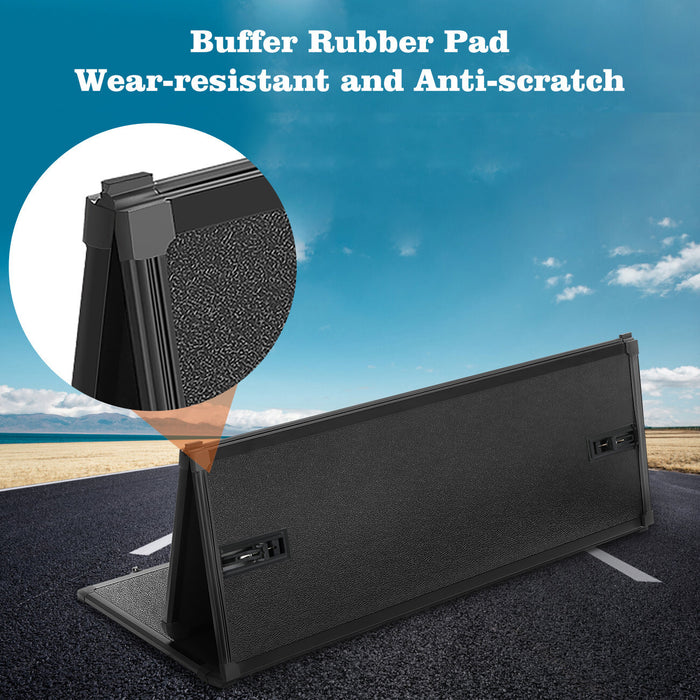 DURAFORCE 5.5FT Tonneau Cover Hard Tri-Fold For 2015-2024 Ford F150 Truck Bed Waterproof /