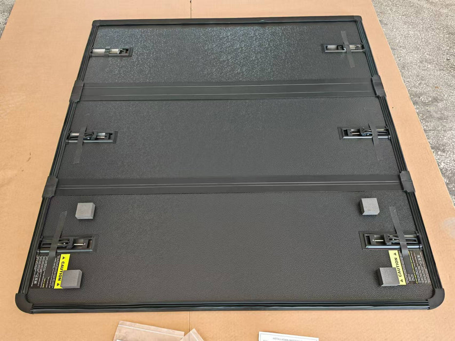 DURAFORCE 5.5FT Tonneau Cover Hard Tri-Fold For 2015-2024 Ford F150 Truck Bed Waterproof /