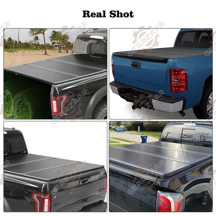 DURAFORCE 5.5FT Tonneau Cover Hard Tri-Fold For 2015-2024 Ford F150 Truck Bed Waterproof /