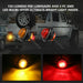 DURAFORCE 20x 3/4" Marker Lights LED Truck Trailer Round Side Bullet Light Amber &Red Lamp