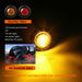DURAFORCE 20x 3/4" Marker Lights LED Truck Trailer Round Side Bullet Light Amber &Red Lamp