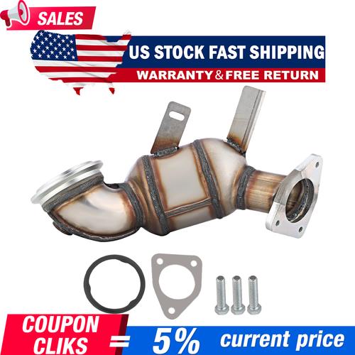DURAFORCE Front Exhaust Catalytic Converter Kit for Chevrolet Cruze 1.4L 2011-16 Sonic A