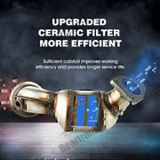 DURAFORCE Front Exhaust Catalytic Converter Kit for Chevrolet Cruze 1.4L 2011-16 Sonic A
