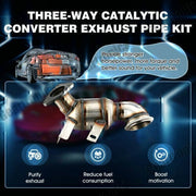DURAFORCE Front Exhaust Catalytic Converter Kit for Chevrolet Cruze 1.4L 2011-16 Sonic A