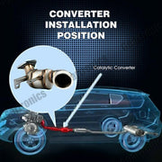 DURAFORCE Front Exhaust Catalytic Converter Kit for Chevrolet Cruze 1.4L 2011-16 Sonic A