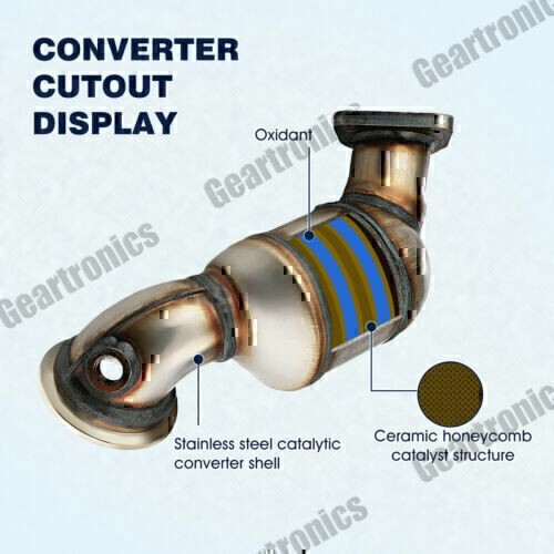 DURAFORCE Front Exhaust Catalytic Converter Kit for Chevrolet Cruze 1.4L 2011-16 Sonic A