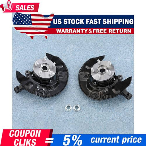 DURAFORCE Wheel Bearing Hub Steering Knuckle Assy For Toyota Corolla 2003-2008 Front Pair