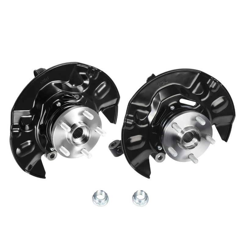 DURAFORCE Wheel Bearing Hub Steering Knuckle Assy For Toyota Corolla 2003-2008 Front Pair