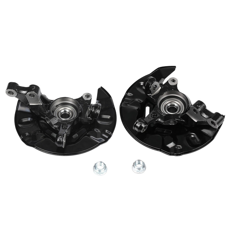 DURAFORCE Wheel Bearing Hub Steering Knuckle Assy For Toyota Corolla 2003-2008 Front Pair