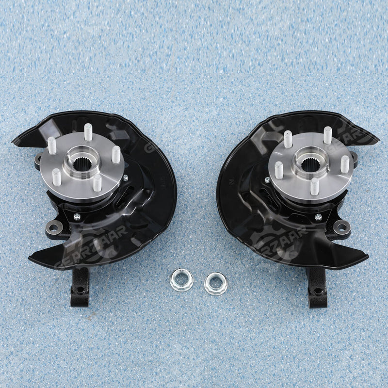 DURAFORCE Wheel Bearing Hub Steering Knuckle Assy For Toyota Corolla 2003-2008 Front Pair