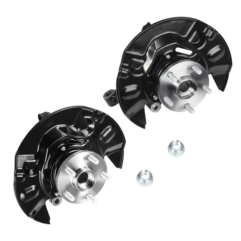 DURAFORCE Wheel Bearing Hub Steering Knuckle Assy For Toyota Corolla 2003-2008 Front Pair