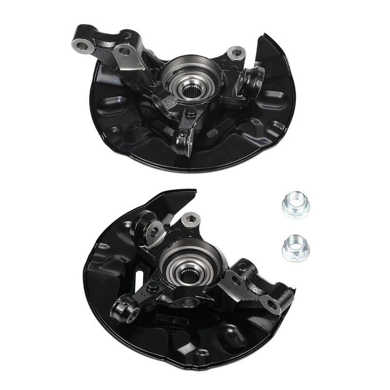 DURAFORCE Wheel Bearing Hub Steering Knuckle Assy For Toyota Corolla 2003-2008 Front Pair