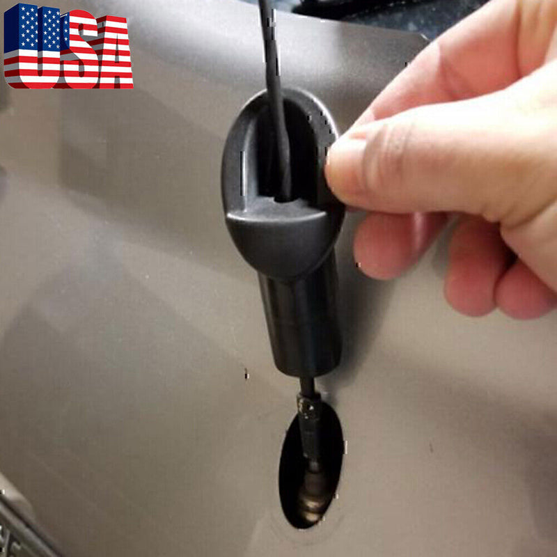 DURAFORCE ANTENNA BEZEL ORNAMENT FOR 07-13 TOYOTA TUNDRA MANUAL MOUNTED FENDER BASE BLACK!