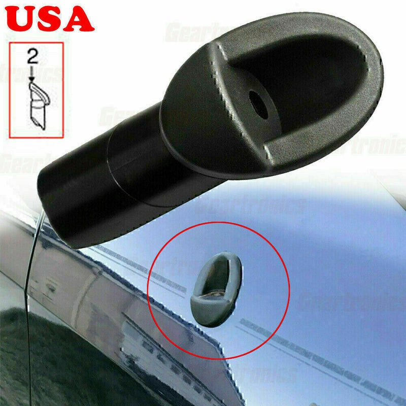 DURAFORCE ANTENNA BEZEL ORNAMENT FOR 07-13 TOYOTA TUNDRA MANUAL MOUNTED FENDER BASE BLACK!