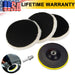 DURAFORCE 5PCS 6" Buffing Polishing Pad Wool Wheel Mop Kit For Car Polisher Drill Adapter!