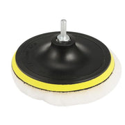 DURAFORCE 5PCS 6" Buffing Polishing Pad Wool Wheel Mop Kit For Car Polisher Drill Adapter!