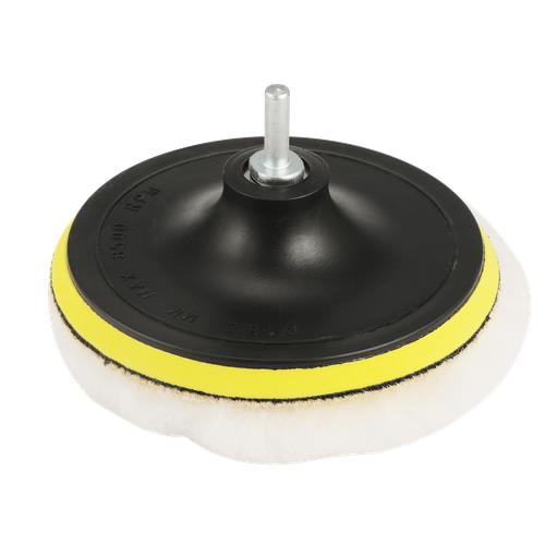 DURAFORCE 5PCS 6" Buffing Polishing Pad Wool Wheel Mop Kit For Car Polisher Drill Adapter!