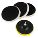 DURAFORCE 5PCS 6" Buffing Polishing Pad Wool Wheel Mop Kit For Car Polisher Drill Adapter!