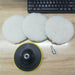 DURAFORCE 5PCS 6" Buffing Polishing Pad Wool Wheel Mop Kit For Car Polisher Drill Adapter!