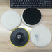DURAFORCE 5PCS 6" Buffing Polishing Pad Wool Wheel Mop Kit For Car Polisher Drill Adapter!