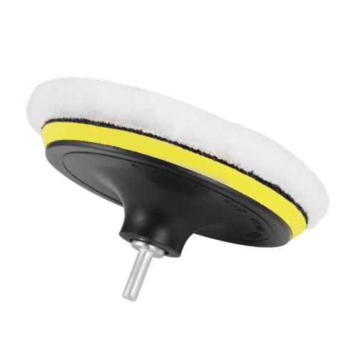 DURAFORCE 5PCS 6" Buffing Polishing Pad Wool Wheel Mop Kit For Car Polisher Drill Adapter!