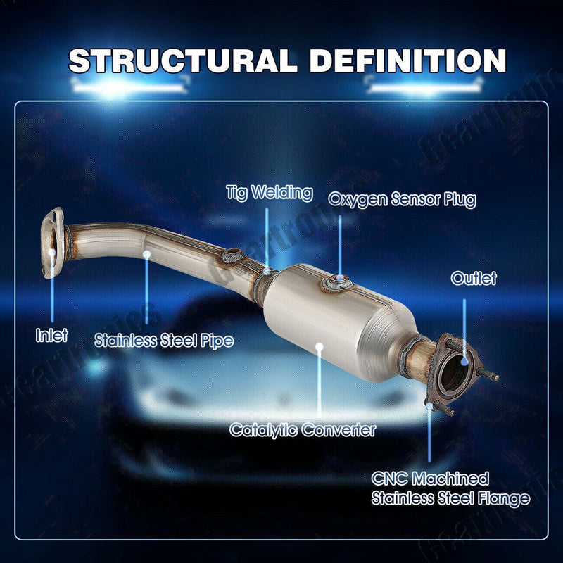DURAFORCE CATALYTIC CONVERTER w/O2 Sensor Up &Downstream FOR 2007 2008 09 HONDA CR-V 2.4L