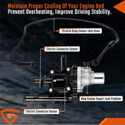 DURAFORCE Engine Coolant Thermostat Housing Assembly For Chevrolet Sonic Cruze 1.8 5557995