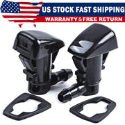 DURAFORCE Fit For Jeep Liberty 2008-2012 Windshield Wiper Water Spray Washer Nozzle Jet .