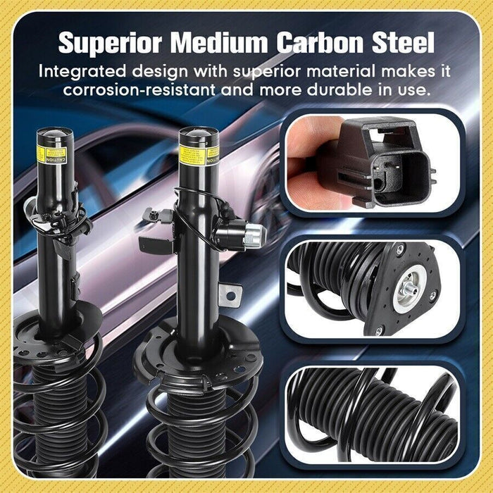 DURAFORCE 2x Fit Lincoln MKC 2015-2019 Front Shock Struts Assys w/Electronic #EJ7Z18124K