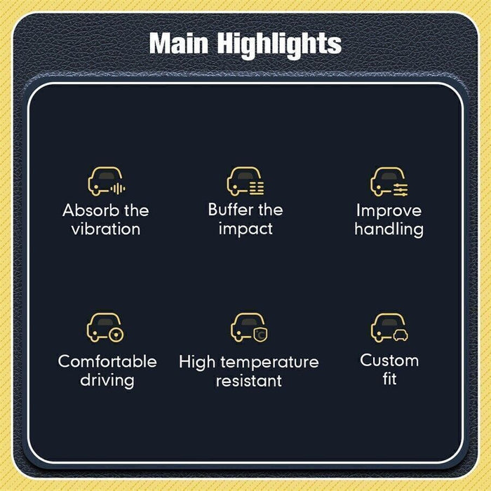 DURAFORCE 2x Fit Lincoln MKC 2015-2019 Front Shock Struts Assys w/Electronic #EJ7Z18124K