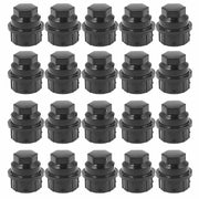 DURAFORCE 20PCS Black Plastic Wheel Lug Nut Caps Replace Kits For GM 9593028 9593228*