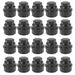 DURAFORCE 20PCS Black Plastic Wheel Lug Nut Caps Replace Kits For GM 9593028 9593228*