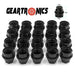DURAFORCE 20PCS Black Plastic Wheel Lug Nut Caps Replace Kits For GM 9593028 9593228*