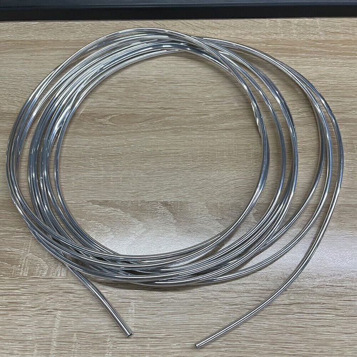 DURAFORCE 20FT Chrome Car Door Edge Molding Trim Seal Strip Scratch Protector Guard Decor^