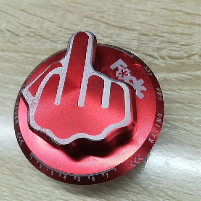 DURAFORCE JDM For Honda Acura Screw- In Middle Finger Oil Filler Tank Cap Valve Cover Red