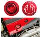DURAFORCE JDM For Honda Acura Screw- In Middle Finger Oil Filler Tank Cap Valve Cover Red