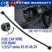DURAFORCE Fuel Gas Tank Cap Tether Wire For BMW E81 E87 E88 E89 E71 E46 E90 E91 X3 X5 X6