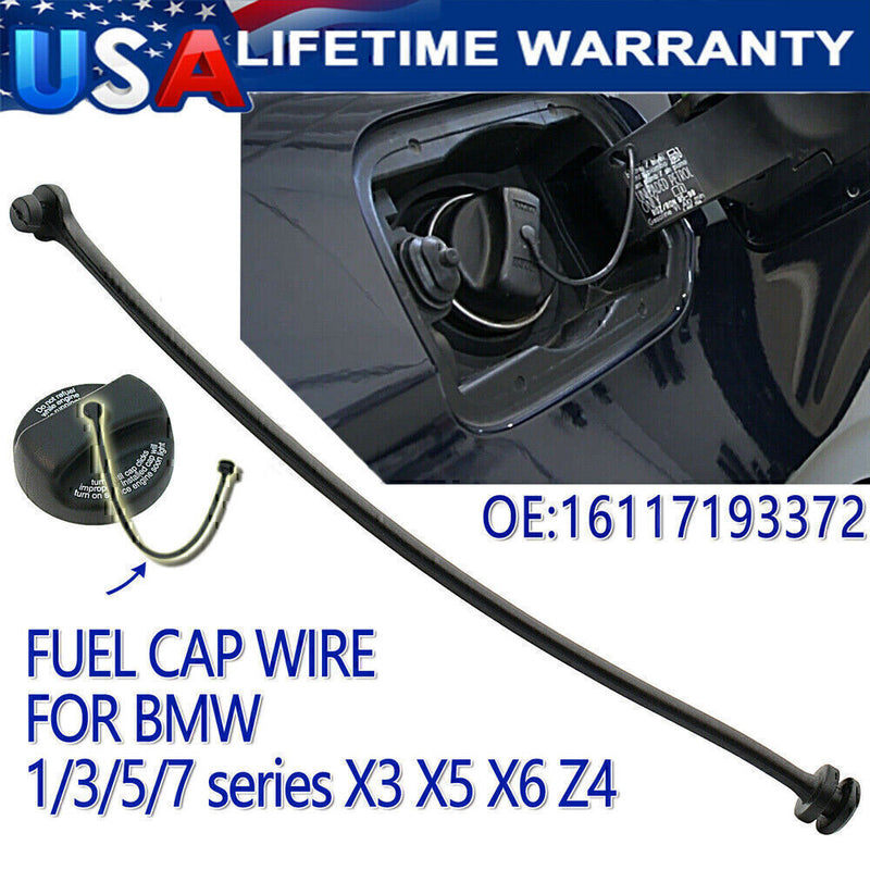 DURAFORCE Fuel Gas Tank Cap Tether Wire For BMW E81 E87 E88 E89 E71 E46 E90 E91 X3 X5 X6