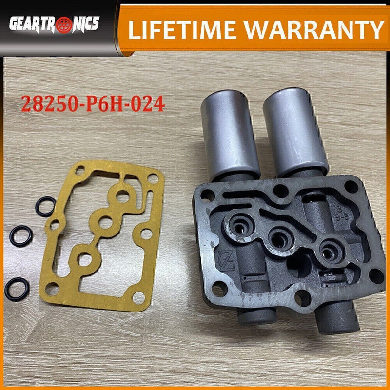 DURAFORCE For Honda Accord Transmission Dual Linear Shift Solenoid & Gasket 28250-P6H024!