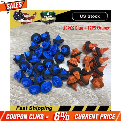 DURAFORCE Fender Flare Retainer Clips 75495-35010 For 2005-2016 Toyota Tacoma 75397-35010!