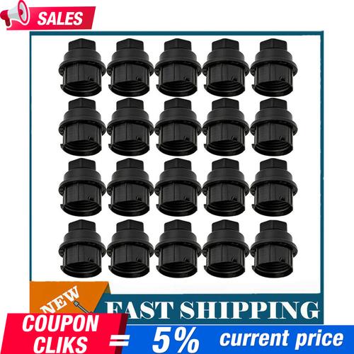 DURAFORCE 20PCS Black. Plastic Wheel Lug Nut Caps Replace Kits For GM 9593028 9593228 US