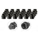 DURAFORCE 20PCS Black. Plastic Wheel Lug Nut Caps Replace Kits For GM 9593028 9593228 US