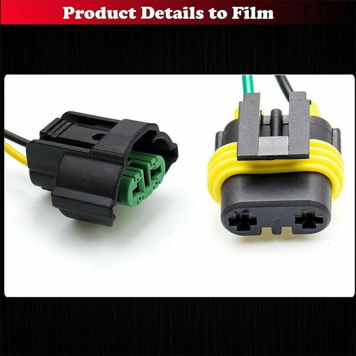 DURAFORCE 2x 25962806 Headlight Wiring Harness Fits 2007-2013 Chevrolet Silverado 2500 HD*