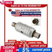 DURAFORCE Weld-On 2.5" UNIVERSAL Three-way Catalytic Converter Cat US* Fast Shipping