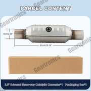 DURAFORCE Weld-On 2.5" UNIVERSAL Three-way Catalytic Converter Cat US* Fast Shipping