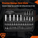 DURAFORCE 108Pcs Mechanics Tools - Kit 6-Point Socket Ratchet Wrench Set Repair Tool Case