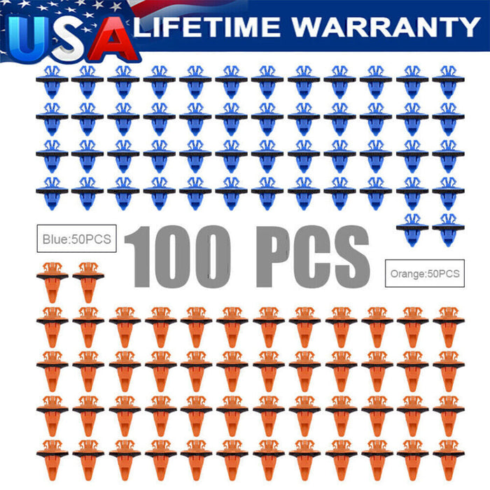 DURAFORCE 100x Fender Flare Retainer Clips for 05-16 Toyota Tacoma 75397-35010 75495-3501!