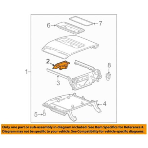 DURAFORCE Center Console Box Lid Latch For Chevy Silverado GMC Sierra 1500 2500 2015-2019*
