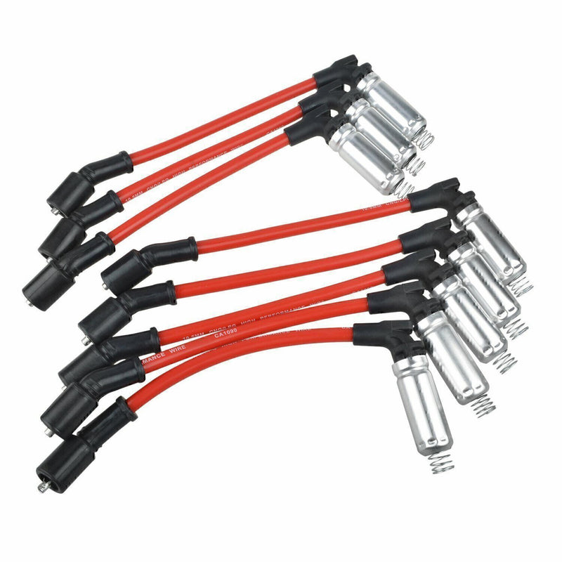 DURAFORCE Spark Plug Wires Fit For CHEVY Silverado 1500-2500 99-06 LS1 VORTEC 4.8L 5.3L 6L