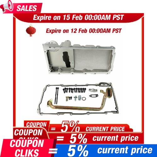 DURAFORCE Aluminum 302-1 LS Engine Swap Retro-fit Oil Pan For Chevy 4.8L 5.3L 6.0L 6.2 NEW